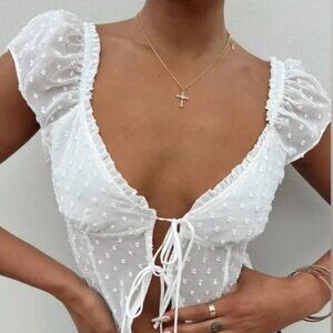 Princess Polly Elvia Top White